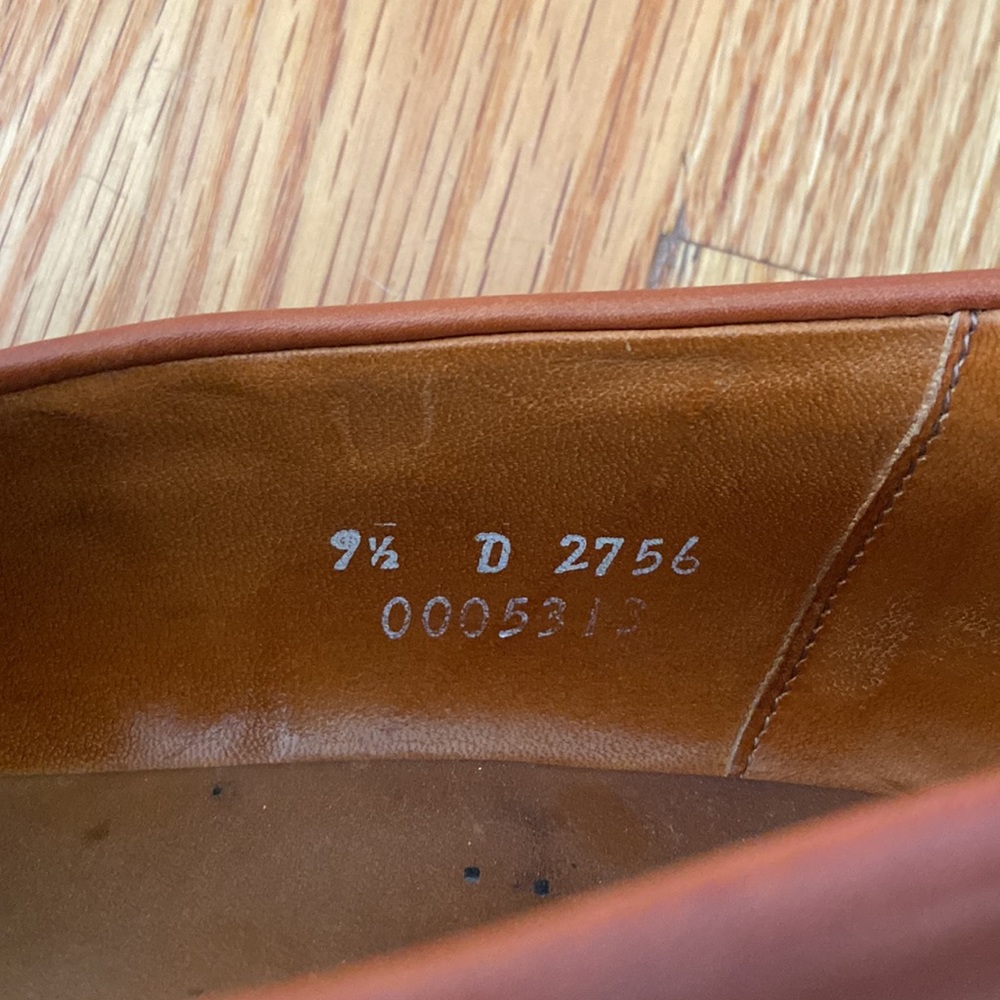 Allen Edmonds “Leyland” Slip On D Width Woven Leather Shoes - Picture 5 of 15